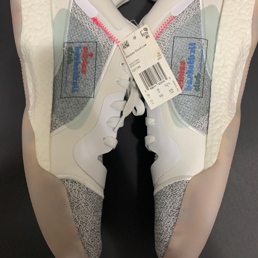 adidas White and Gray Sneakers